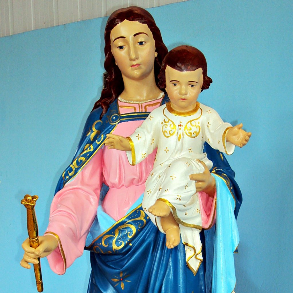 Nossa Senhora Auxiliadora - Restaurações e pintura de imagens sacras