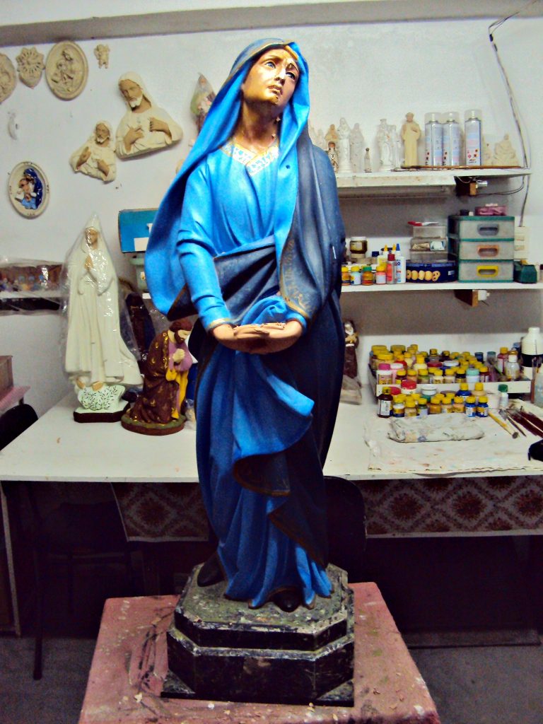 Nossa Senhora das Dores - Restaurações e pintura de imagens sacras